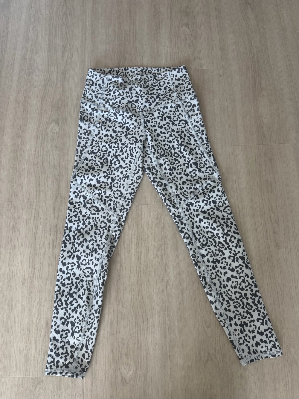 Evolution and Creation White & Black Leopard High-Waist Jeggings